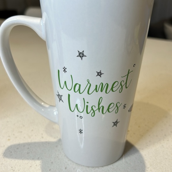 Disney Winnie Pooh Friends Tall Coffee Cup Mug Christmas Warmest Wishes on Back - Picture 5 of 10